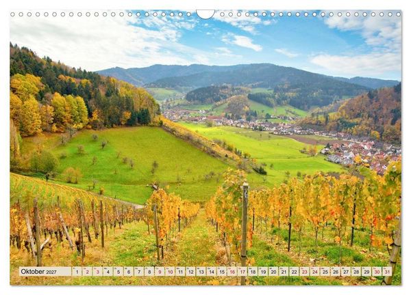 Produktbild: Freiburg Regio - Heimat in Bildern (Wandkalender 2027 DIN A3 quer), CALVENDO Monatskalender