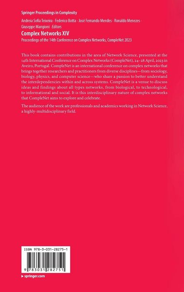 Produktbild: Complex Networks XIV