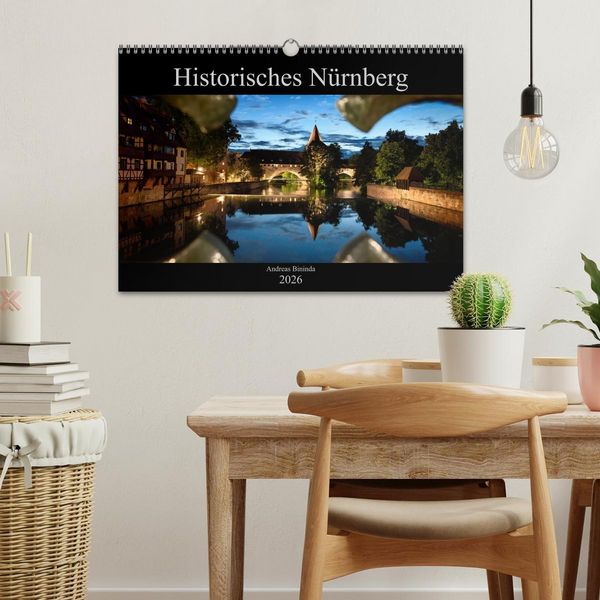 Produktbild: Historisches N&uuml;rnberg (Wandkalender 2026 DIN A3 quer), CALVENDO Monatskalender