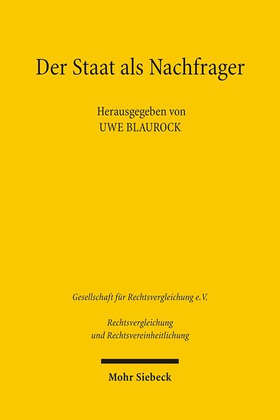 Produktbild: Der Staat als Nachfrager
