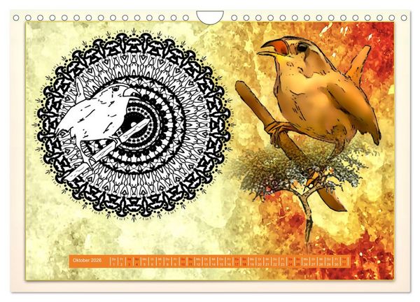 Produktbild: Mandalas 2026 - Beruhigende Momente (Wandkalender 2026 DIN A4 quer), CALVENDO Monatskalender
