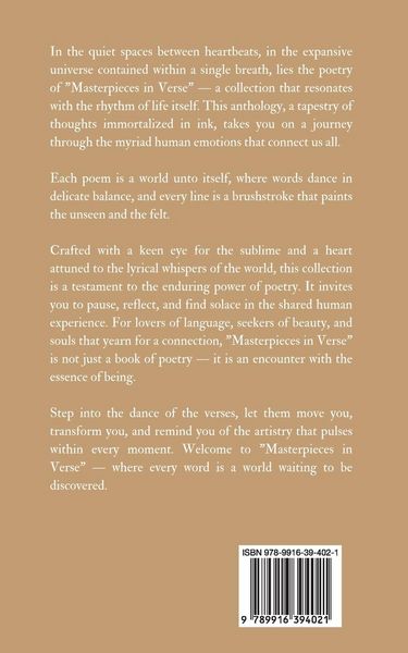 Produktbild: Masterpieces in Verse