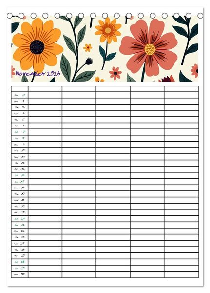 Produktbild: Home Planer (Desk Calendar 2026 DIN A5 portrait), CALVENDO 12 Month DeskCalendar