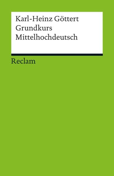 Produktbild: Grundkurs Mittelhochdeutsch