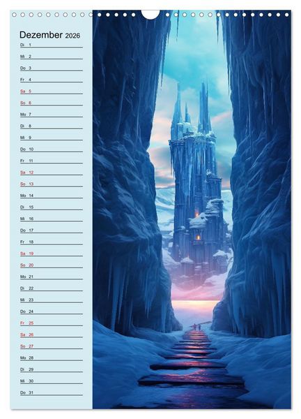 Produktbild: Von oben und unten (Wandkalender 2026 DIN A3 hoch), CALVENDO Monatskalender