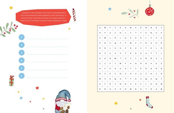 Produktbild: Mein R&auml;tselbuch - Weihnachten bei den Wichteln