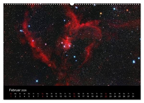Produktbild: Atemberaubender Weltraum (hochwertiger Premium Wandkalender 2026 DIN A2 quer), Kunstdruck in Hochglanz