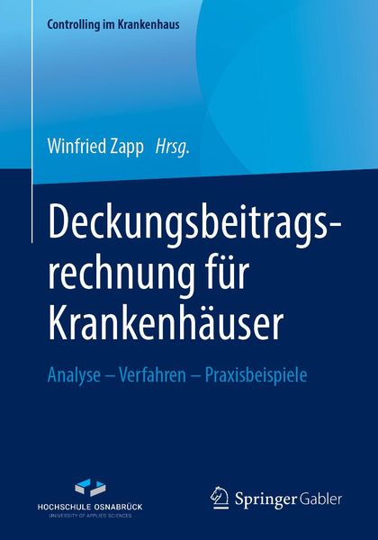 Produktbild: Deckungsbeitragsrechnung f&uuml;r Krankenh&auml;user