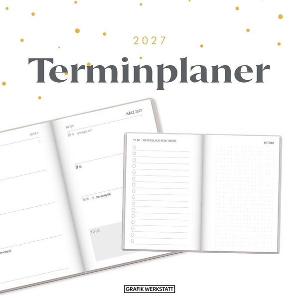 Produktbild: Terminplaner Letterart 2027 wird wundervoll