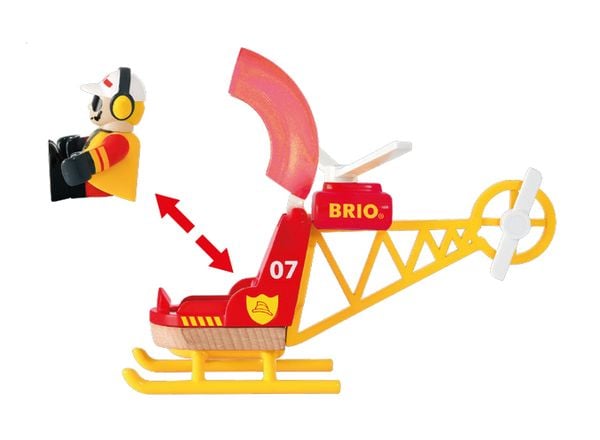 Produktbild: BRIO World - Feuerwehr-Hubschrauber