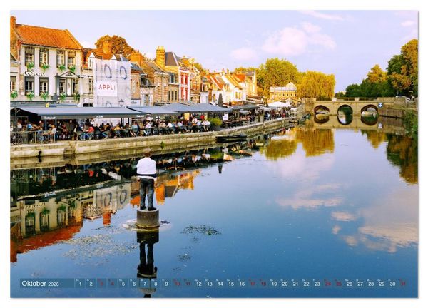 Produktbild: Amiens. Die leise Sch&ouml;nheit Nordfrankreichs (Wandkalender 2026 DIN A3 quer), CALVENDO Monatskalender