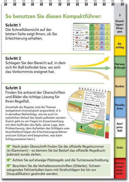 Produktbild: Golfregeln kompakt 2023-2027