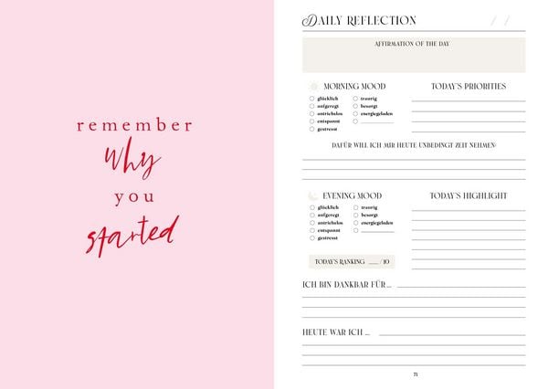 Produktbild: Dear Me &ndash; Das Self-Love-Journal
