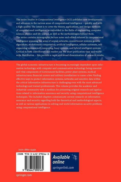 Produktbild: Computational Intelligence in Information Assurance and Security