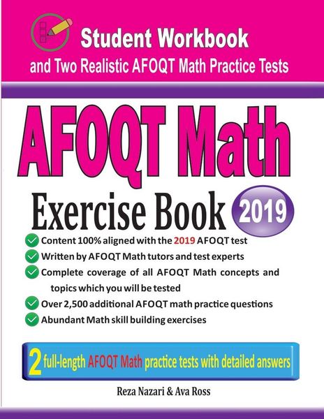 Produktbild: AFOQT Math Exercise Book