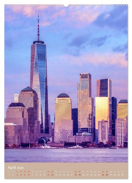 Produktbild: NEW YORK CITY Architektur und Atmosph&auml;re (hochwertiger Premium Wandkalender 2026 DIN A2 hoch), Kunstdruck in Hochglanz