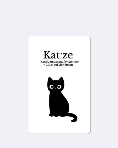 Produktbild: Lunacard Postkarte *Katze