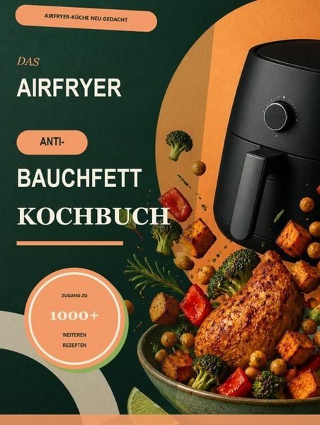 Produktbild: Das Airfryer Anti-Bauchfett Kochbuch