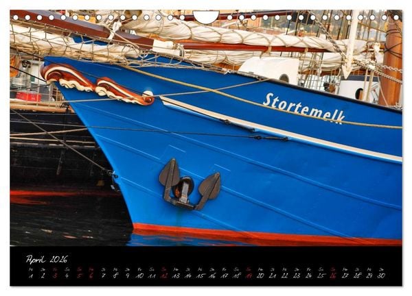 Produktbild: Boote und Schiffe auf Elbe und Ostsee (Wandkalender 2026 DIN A4 quer), CALVENDO Monatskalender