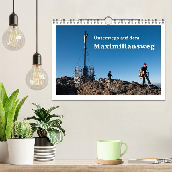 Produktbild: Unterwegs auf dem Maximiliansweg (Wandkalender 2026 DIN A4 quer), CALVENDO Monatskalender