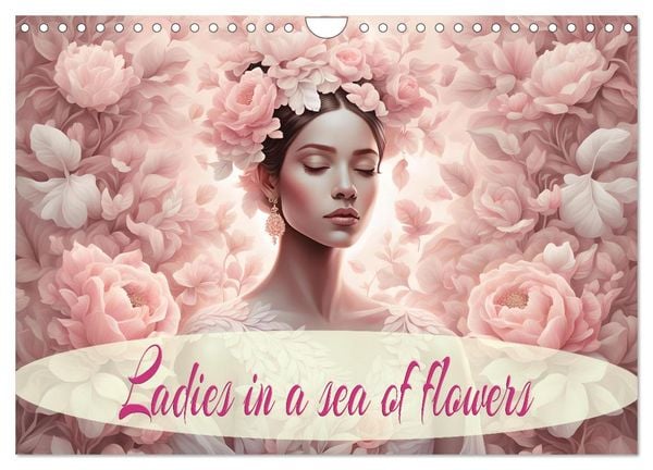 Ladies in a sea of flowers (Wall Calendar 2026 DIN A4 landscape), CALVENDO 12 Month Wall Calendar
