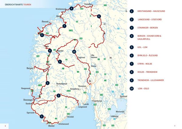 Produktbild: Motorrad Reisef&uuml;hrer Fjord-Norwegen
