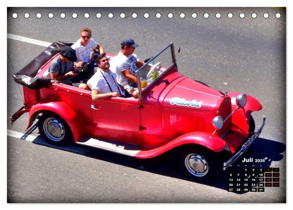 Produktbild: Pink Lady - Ford Modell A in Havanna (Tischkalender 2026 DIN A5 quer), CALVENDO Monatskalender