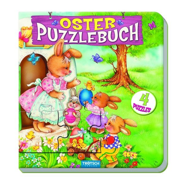 Produktbild: Tr&ouml;tsch Pappenbuch Puzzlebuch Ostern