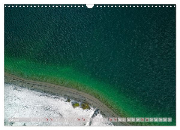 Produktbild: neunziggrad photoart: die erde von oben (Wandkalender 2026 DIN A3 quer), CALVENDO Monatskalender