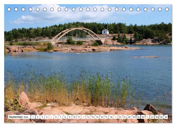 Produktbild: &Aring;landinseln. Sch&auml;rengarten zwischen Finnland und Schweden (Tischkalender 2026 DIN A5 quer), CALVENDO Monatskalender