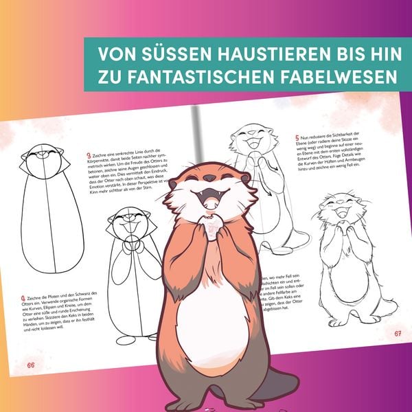 Produktbild: Niedliche Tiere zeichnen