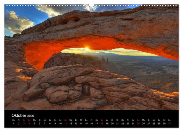 Produktbild: USA - Der Wilde Westen (hochwertiger Premium Wandkalender 2026 DIN A2 quer), Kunstdruck in Hochglanz