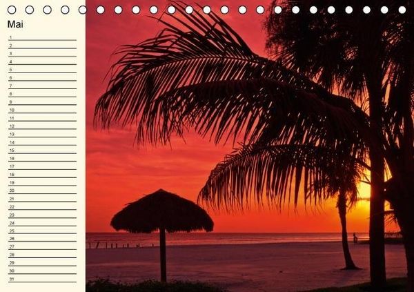 Produktbild: Immerw&auml;hrender Geburtstagskalender &ndash; Beautiful Sunsets (Tischkalender immerw&auml;hrend DIN A5 quer)