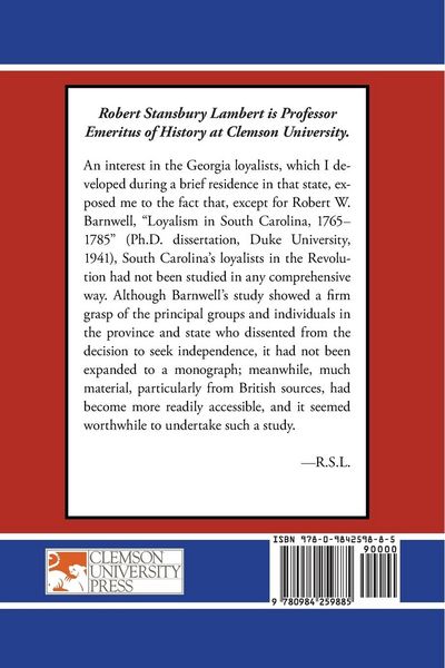 Produktbild: South Carolina Loyalists in the American Revolution