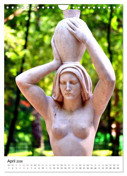 Produktbild: Baltic Beauties - Erotic sculptures on the Baltic coast (Wall Calendar 2026 DIN A4 portrait), CALVENDO 12 Month Wall Calendar