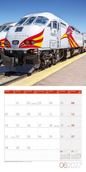 Produktbild: Lokomotiven Kalender 2027 - 30x30 - Art12