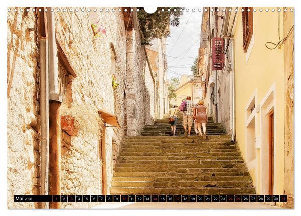 Produktbild: Pula Street (Wandkalender 2026 DIN A3 quer), CALVENDO Monatskalender