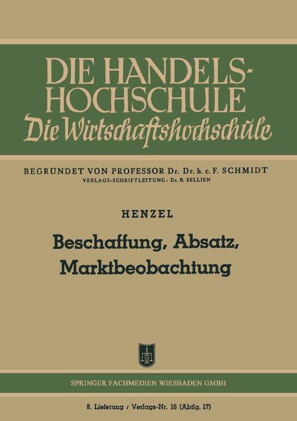 Produktbild: Beschaffung, Absatz, Marktbeobachtung