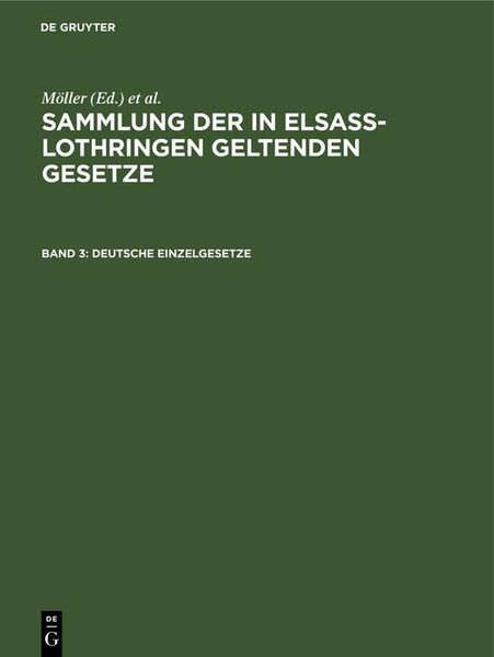 Produktbild: Deutsche Einzelgesetze