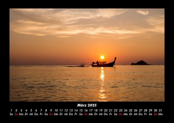 Produktbild: Bootskalender 2025 Fotokalender DIN A3