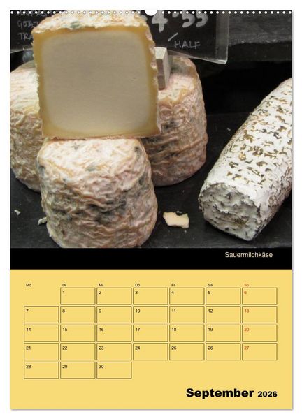 Produktbild: Alles K&auml;se / Planer (Wandkalender 2026 DIN A2 hoch), CALVENDO Monatskalender