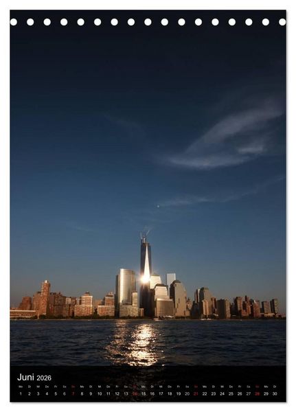 Produktbild: New York (Tischkalender 2026 DIN A5 hoch), CALVENDO Monatskalender