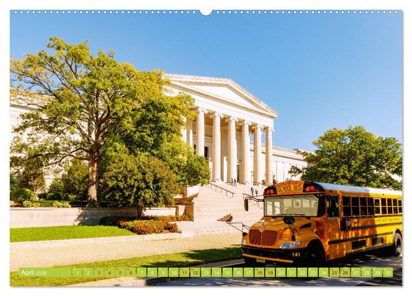 Produktbild: Washington, D.C., Hauptstadtzauber der USA (Wandkalender 2026 DIN A2 quer), CALVENDO Monatskalender