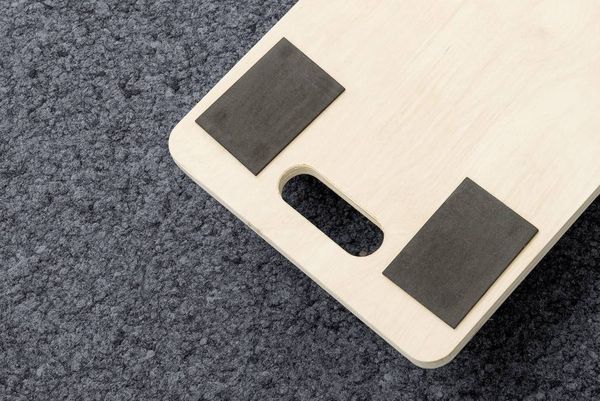 Produktbild: Metafranc WU0822120 Transportroller Sperrholz Traglast (max.): 500 kg 590 m x 290 mm x 126 mm Anzahl Lenkrollen 4