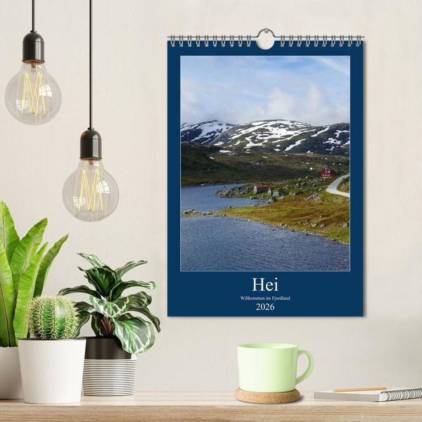 Produktbild: Hei - Willkommen im Fjordland (Wandkalender 2026 DIN A4 hoch), CALVENDO Monatskalender