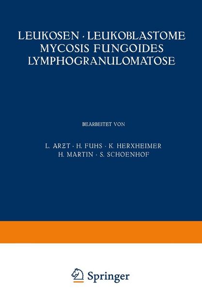 Produktbild: Leukosen &middot; Leukoblastome Mycosis Fungoides Lymphogranulomatose
