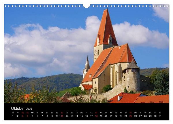 Produktbild: Die Wachau - Bezaubernde Orte an der Donau (Wandkalender 2026 DIN A3 quer), CALVENDO Monatskalender