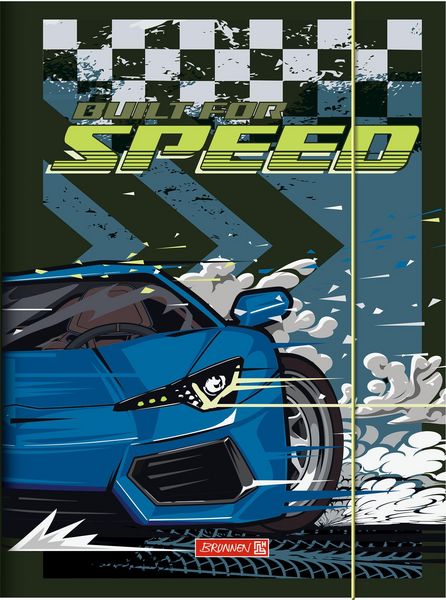 Produktbild: Brunnen Sammelmappe A3 Karton Fast Wheels