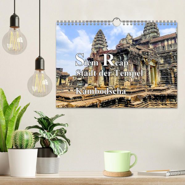 Produktbild: Siem Reap Stadt der Tempel Kambodscha (Wandkalender 2026 DIN A4 quer), CALVENDO Monatskalender