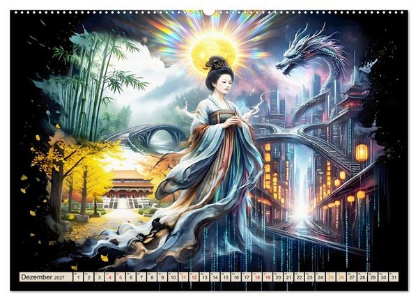 Produktbild: Spiegelst&auml;dte der Seele - Urbanes Labyrinth der Wahrnehmung (Wandkalender 2027 DIN A2 quer), CALVENDO Monatskalender